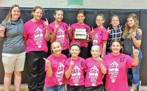 N10 7th grade volleyball champs