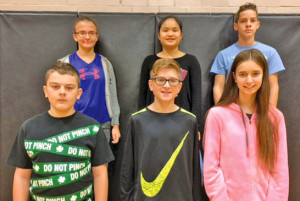 Middle school students honored
