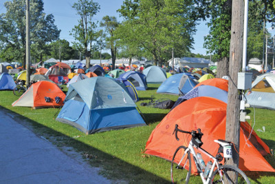 GOBA riders set up camp in Upper