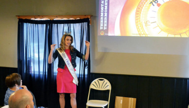 Spreading her message