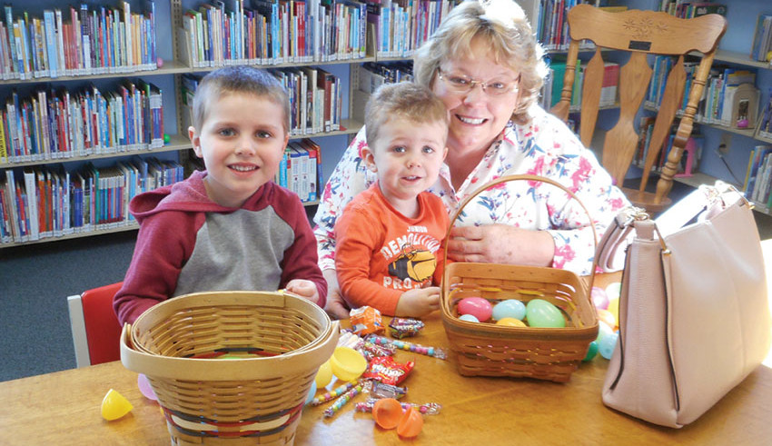 Library egg hunt