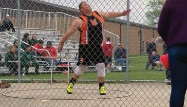 Throwing the discus