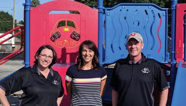 Elks playground donation