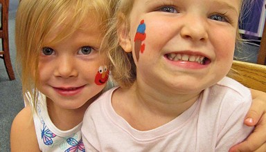 Summer reading face painting