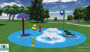 Splash pad design