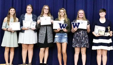 Wynford girls golf awards