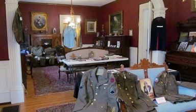 Local veteran uniforms displayed