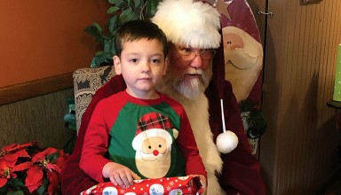 Special visit with Santa featured