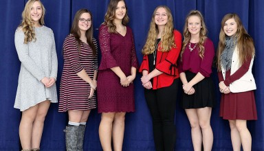 Wynford winter homecoming court