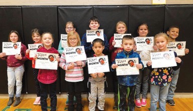 Union Elementary students of the month