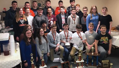 Junior high wrestling awards