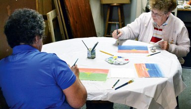 Pizza, popsicles, and painting