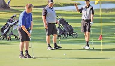 Watching it to the cup