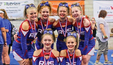 Small varsity tumbling champs