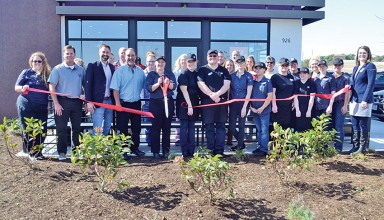 Grand opening ribbon cutting